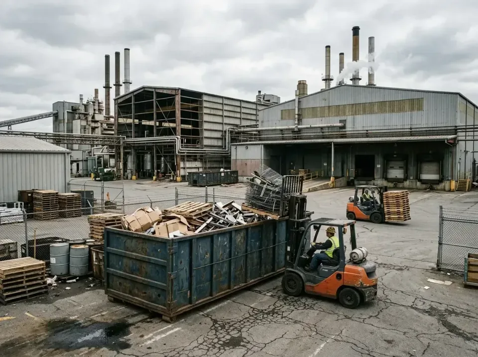 industrial-factory-scrap-conta-003 — frequently asked questions, Cheap Roll-off Dumpster Rentals in West Frankfort, IL